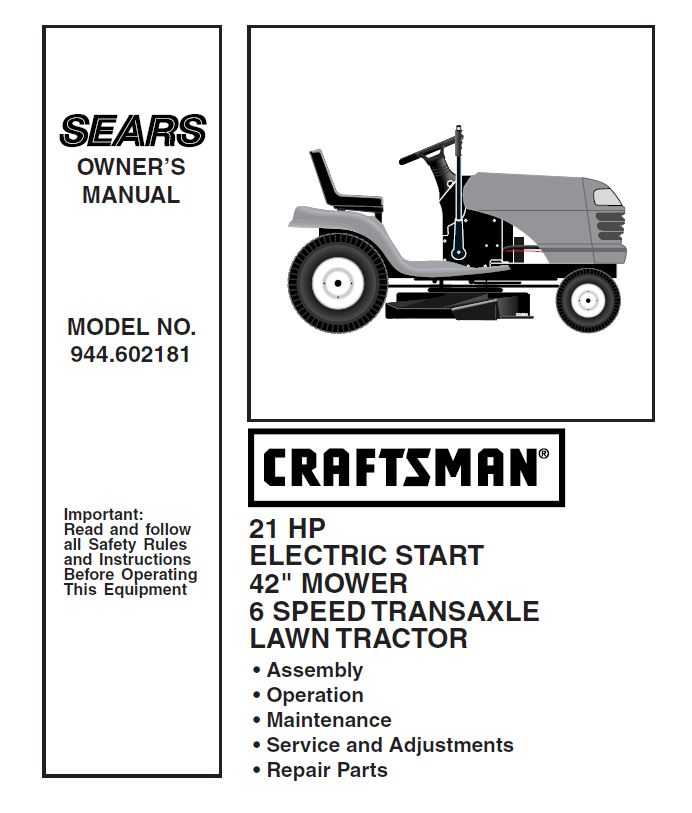 Craftsman lt1000 18 hp on sale ohv intek manual