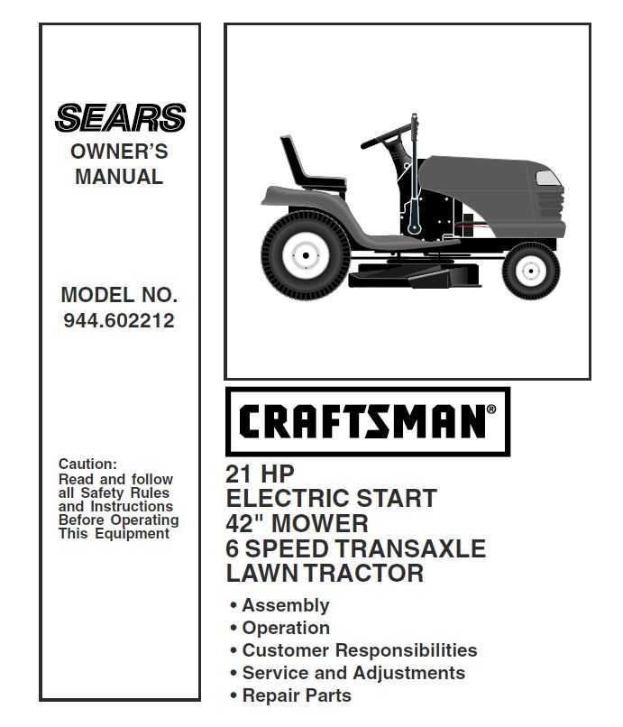 Sears lawn deals tractor parts