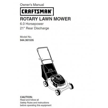 Craftsman 6.0 deals lawn mower parts