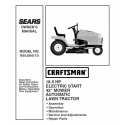 Craftsman Tractor Parts Manual 944.604110