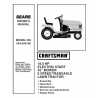 Craftsman Tractor Parts Manual 944.604190