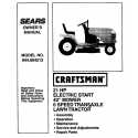 Craftsman Tractor Parts Manual 944.604212