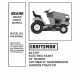 Craftsman Tractor Parts Manual 944.604430