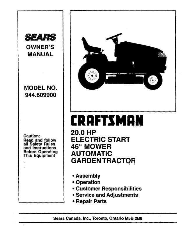 Craftsman gt3000 parts manual sale