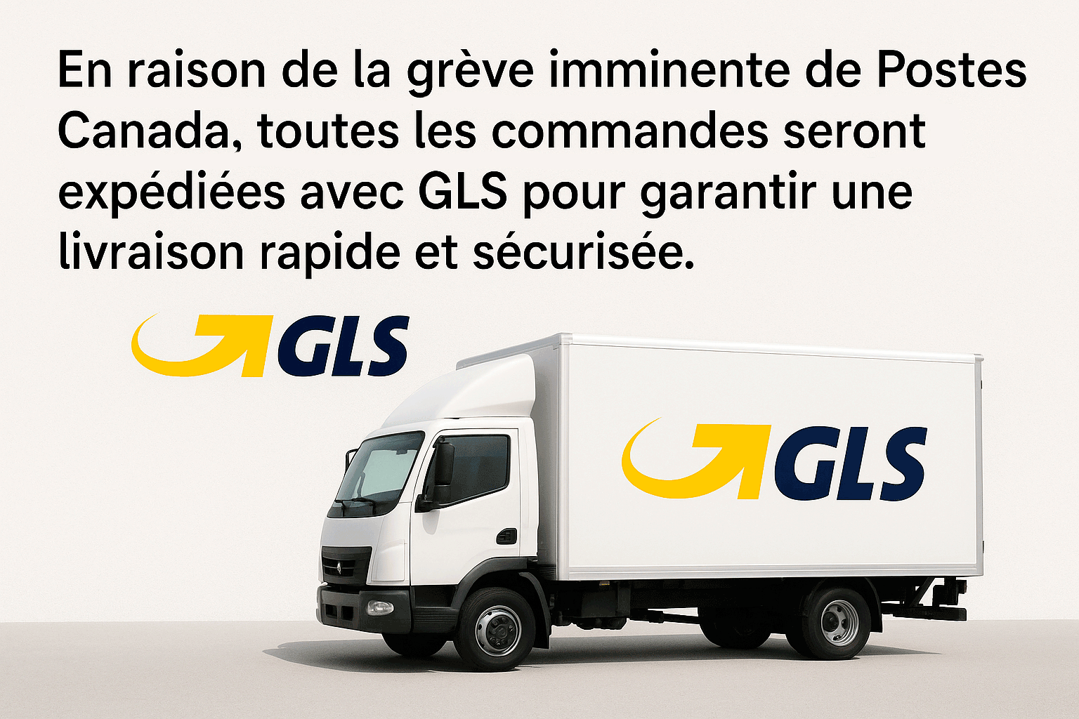 Annonce livraison GLS